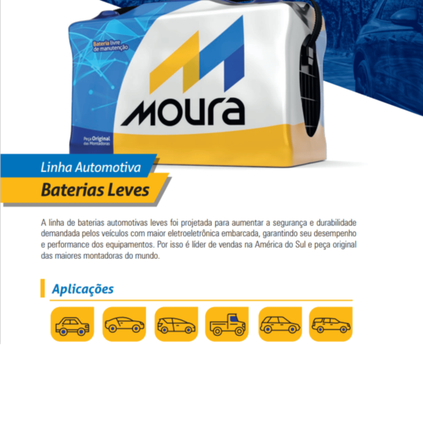 BATERIA MOURA 60AH - Imagem 4