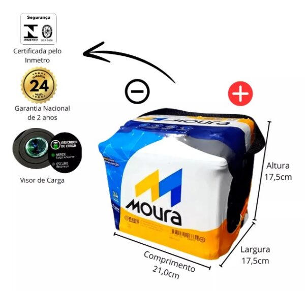 BATERIA MOURA 48AH - Imagem 2