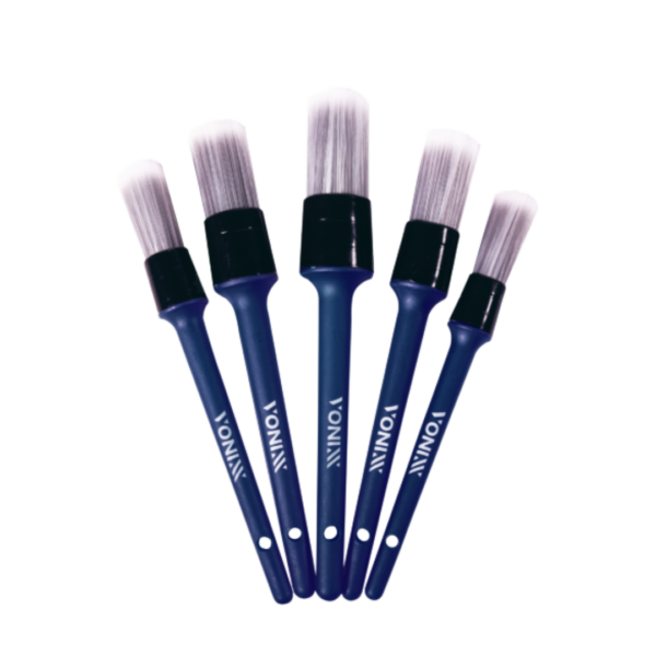 KIT DE PINCÉIS PARA DETALHAMENTO AUTOMOTIVO INTERNO VONIXX C/5UN