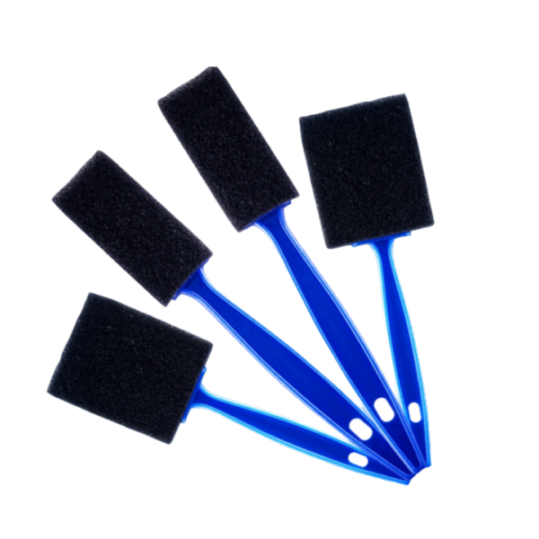 KIT DE PINCÉIS DE ESPUMA PARA DETALHAMENTO AUTOMOTIVO VONIXX C/4UN