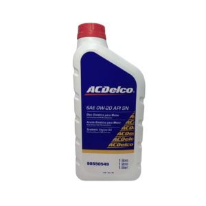 ÓLEO ACDELCO 0W20 API SN SINTÉTICO 1L