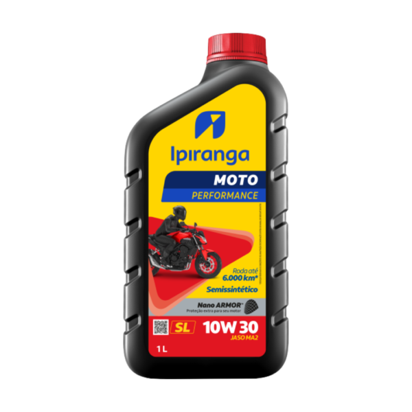 ÓLEO IPIRANGA PERFORMANCE 10W30 MOTO SEMISSINTÉTICO 1L