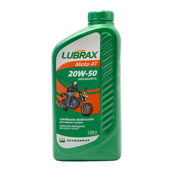 ÓLEO LUBRAX 20W50 MOTO MINERAL 1L