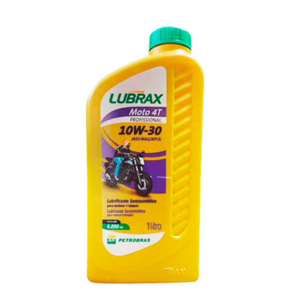 ÓLEO LUBRAX 10W30 MOTO SEMISSINTÉTICO 1L