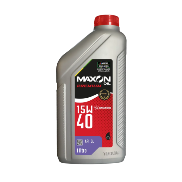 ÓLEO MAXON SEMISSINTÉTICO 15W40 SL 1L