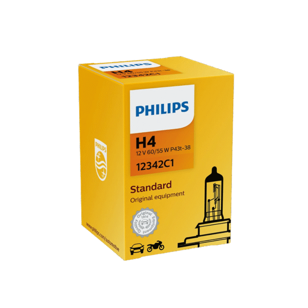 LAMPADA FAROL H4 STANDARD PHILIPS 12342C1