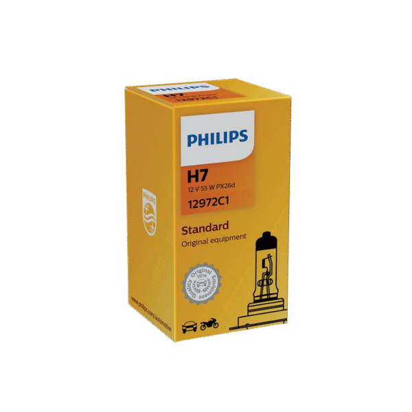 LAMPADA FAROL H7 STANDARD PHILIPS 12972C1