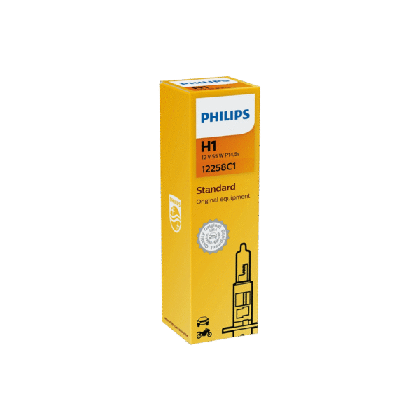 LAMPADA FAROL H1 STANDARD PHILIPS 12258C1