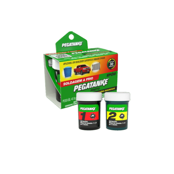 COLA EPÓXI PRETO PEGATANKE 46G