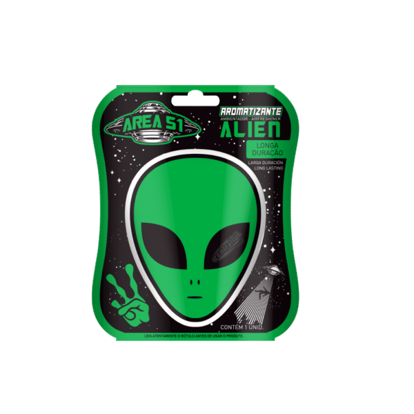 AROMATIZANTE ALIEN AREA 51 VERDE CENTRAL SUL