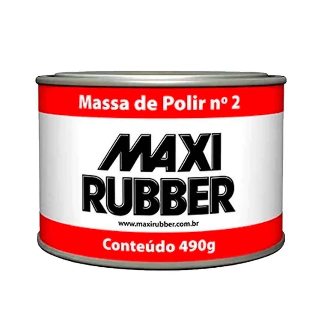 MASSA POLIR N2 MAXI RUBBER 490G